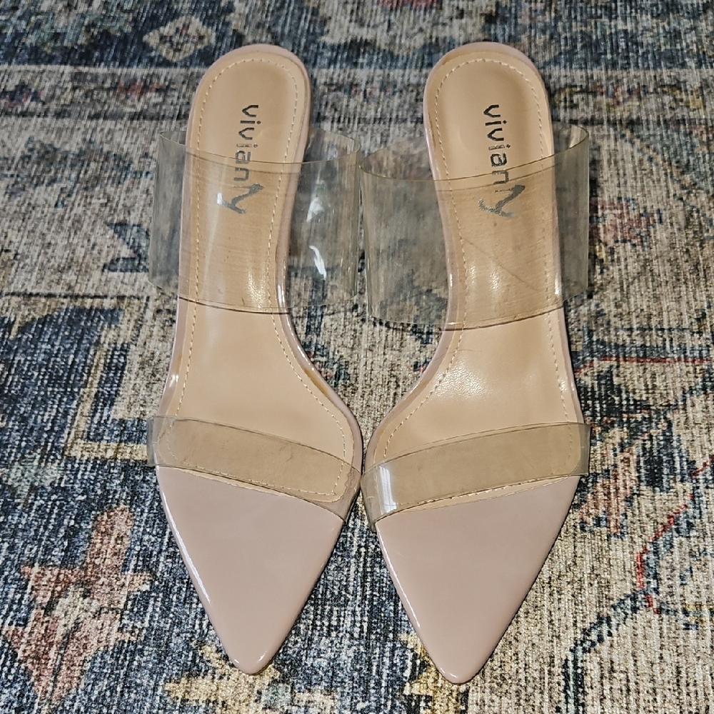 Clear Strap Heels